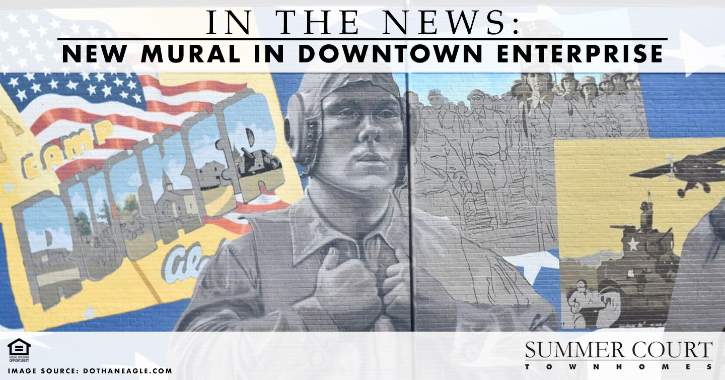 new mural in Downtown Enterprise